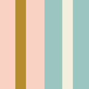 Pink, Blue, Brown and Cream Stripes_LRG
