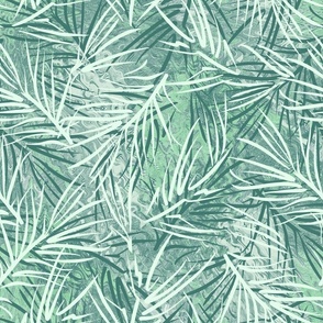 Loose Illustration - The Forest Floor - Beach Glass Gradient