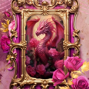 54x72 pink dragon blanket