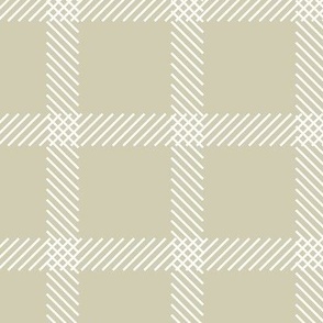 Plaid with a Twist - Sage - Minimalist - Soft Colors - Sandstone - Geometric - Plaid Wallpaper - Tattersall - Plaid Fabric - Neutral Colors - Gingham - Checks