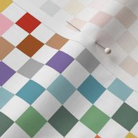 Smaller Colorful Rainbow Checkerboard