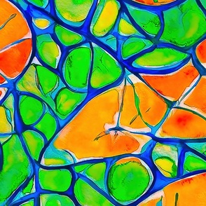 watercolor abstract shapes