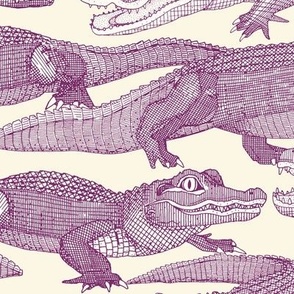 just alligators purple