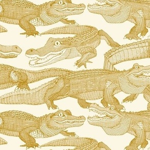 just alligators gold small
