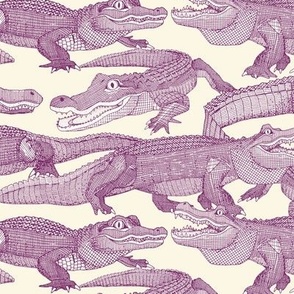 just alligators purple small