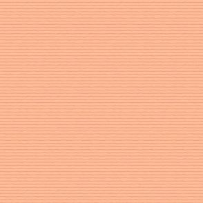 Horizontal Hand Painted Stripes in Peach Fuzz and Orange. Pantone Color 2024. Smaller scale.