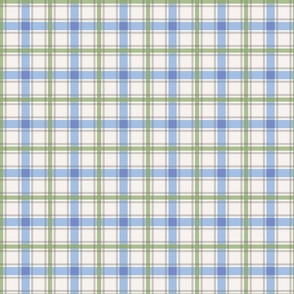 blue and green plaid - small