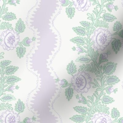 Etta Floral Stripe Lilac