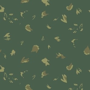 (M) Leaves & Petals Blender Print | Emerald Green | Medium Scale