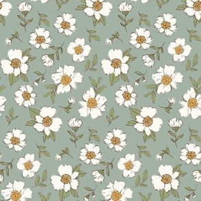 Sweet Peonies in sage 4