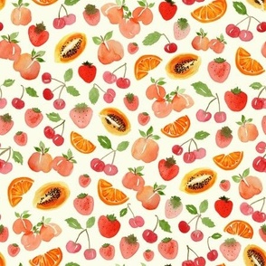 Medium - Summer Fruits - Cream