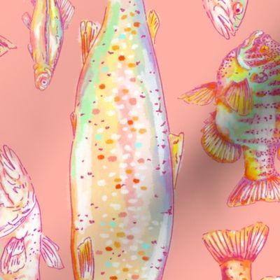 Pantone Peach Pearl Fish