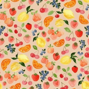 Medium - Fruits - Light Peach