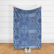 Scarf Print (Indigo)