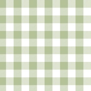 1/2 Inch Vichy Check | Half Inch Check Green and White