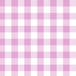 1/2 Inch Vichy Check | Half Inch Check Pink and white