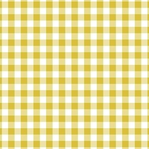 1/4 Inch Buffalo Check | Quarter Inch Yellow Check