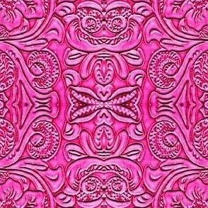 Tooled Leather PINK