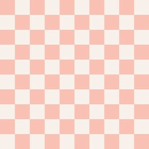 Modern apricot Checkers for modern baby nursery checkered apricot and white geometric salmon and white checker pattern peach checkers