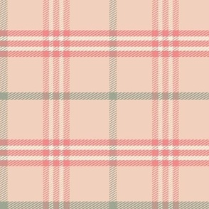 Spring Garden Melody Plaid Large Scale Baby Girl Nursery