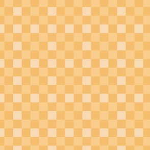 Sunny Yellow Checkerboard Pattern