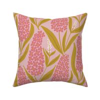 (L) Cottagecore Buddleia Flowers // pink and mustard