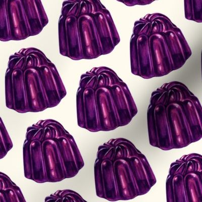 Purple Grape Jello - White
