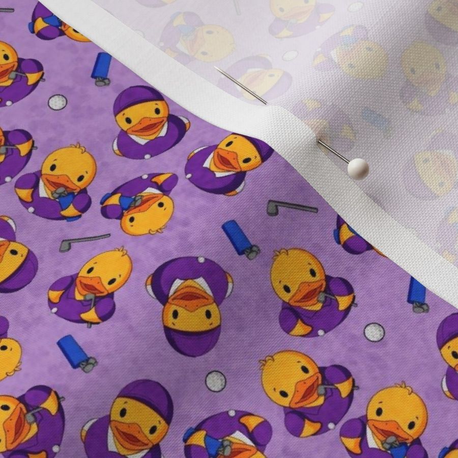 Golf Rubber Duck Scatter Small - Purple