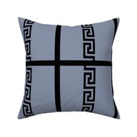 Greek Key blk/grey