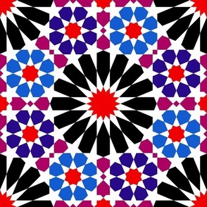 Zellige Fusion: Andalusian-Moroccan Geometric Artistry
