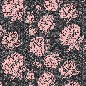 Dotted Carnations // Pink // 24