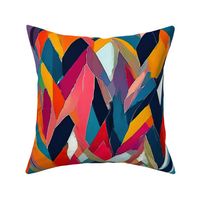 abstract colorful chevron large scale
