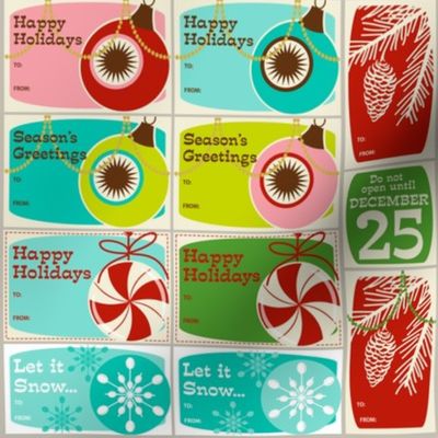 'Tis the Season Too! ~ Gift Tags ~ set no. 1