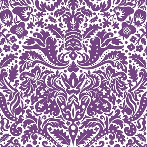 Damask Baroque - Purple
