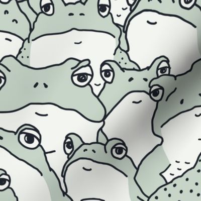 Gazing Toads - Eggshell Green