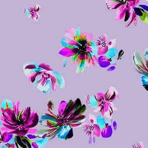 flowers in love - candy purple