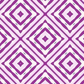 Berry Purple Geometric Hand-Drawn Pattern