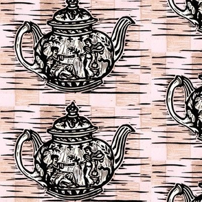Grecian Teapot in Pink