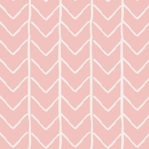 pink herringbone