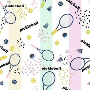 I love tennis and pickleball