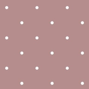 Cute White Polka Dots on pastel pink