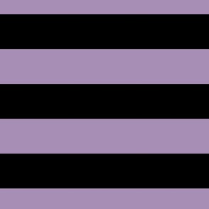 3 Inch Black and Purple Stripes