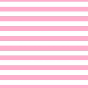 1 Inch Stripe Light Pink and White