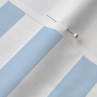 1 Inch Stripe Baby Blue and White