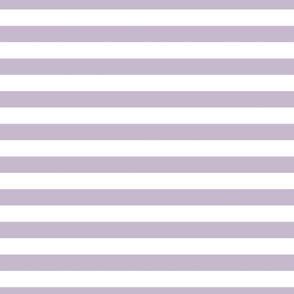 1 Inch Stripe Light Purple and White