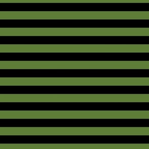 1 Inch Stripe Green and Black