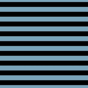 1 Inch Stripe Blue and Black
