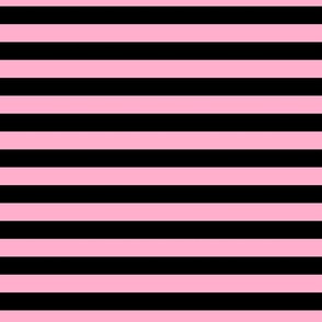 1 Inch Stripe Pink  and Black