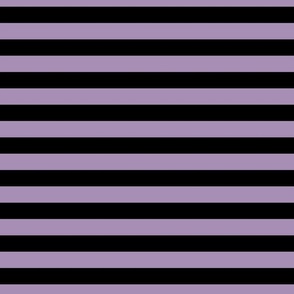 1 Inch Stripe violet Purple and Black