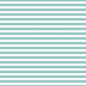1/2 Stripe light blue and white